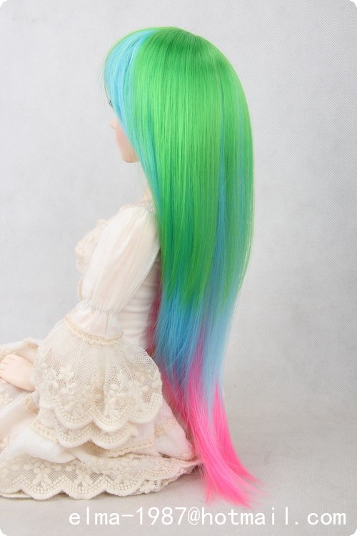 multi-colored wig for bjd-07.jpg